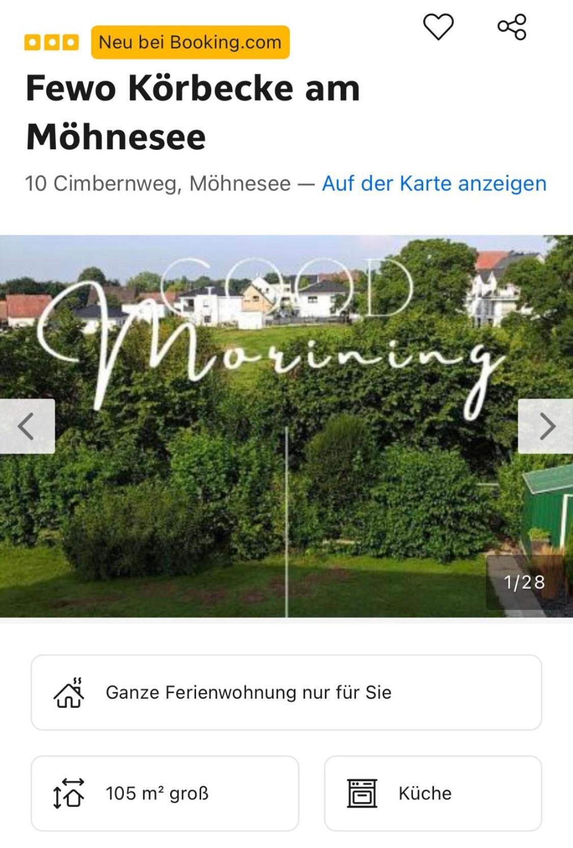 Ferienwohnung Körbecke am Möhnesee Exterior foto